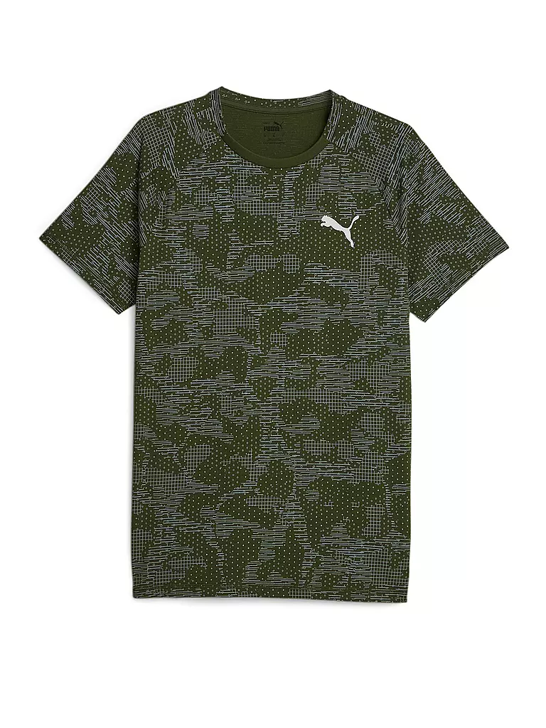 PUMA Herren T Shirt Evostripe olive